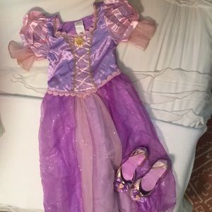 Disney Rapunzel costume and shoes
